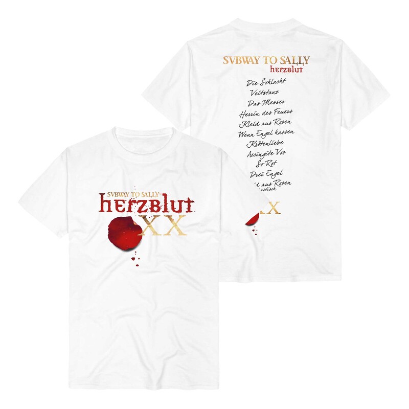 Herzblut XX by Subway To Sally - T-Shirt - shop now at Subway To Sally store