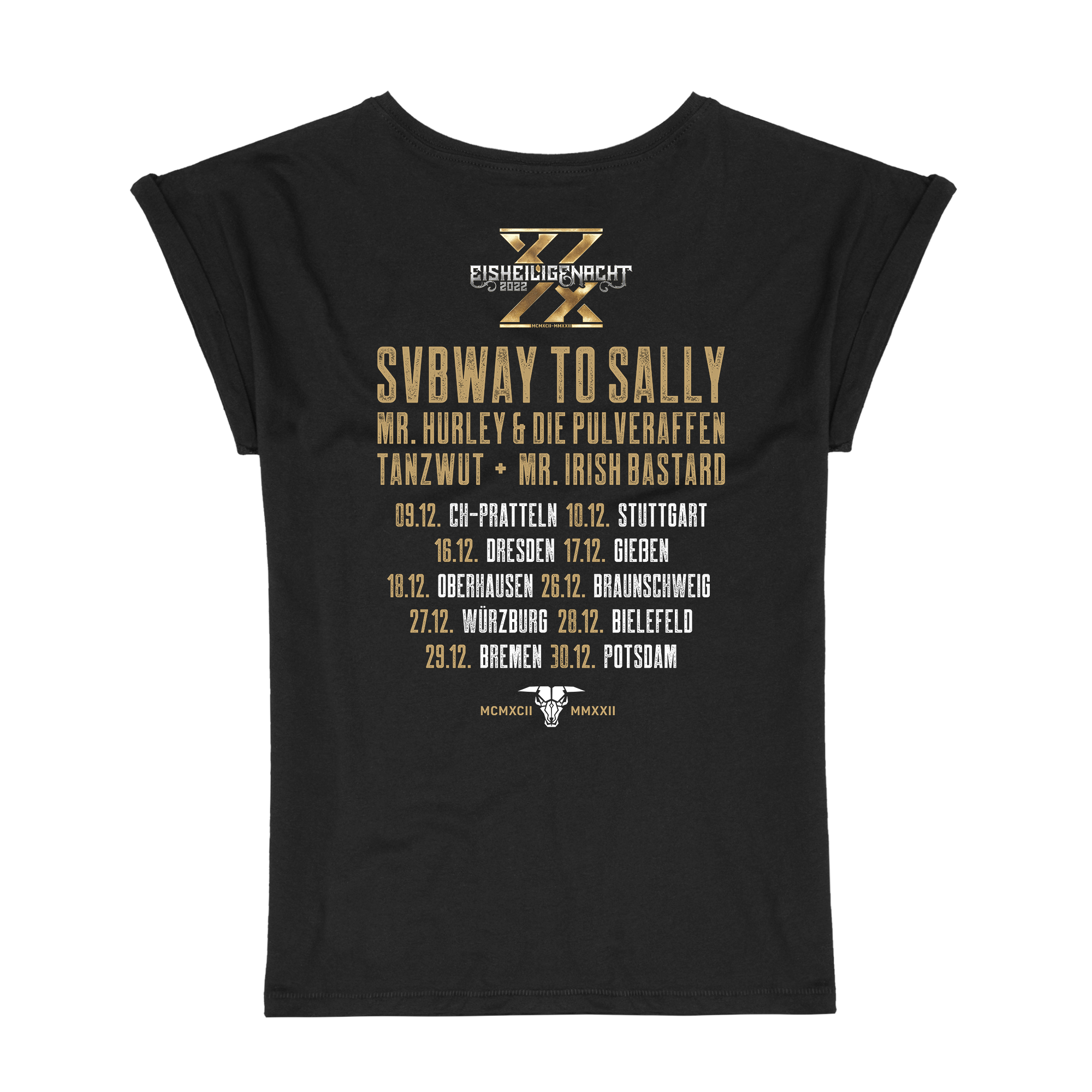 Subway To Sally Eisheilige Nacht 2022 Girlie Shirt 254305
