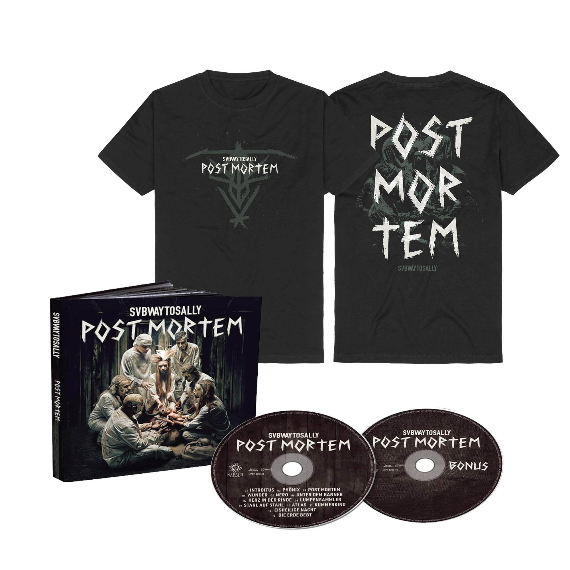 Subway To Sally Post Mortem 2 CD Media Book Bundle  377638
