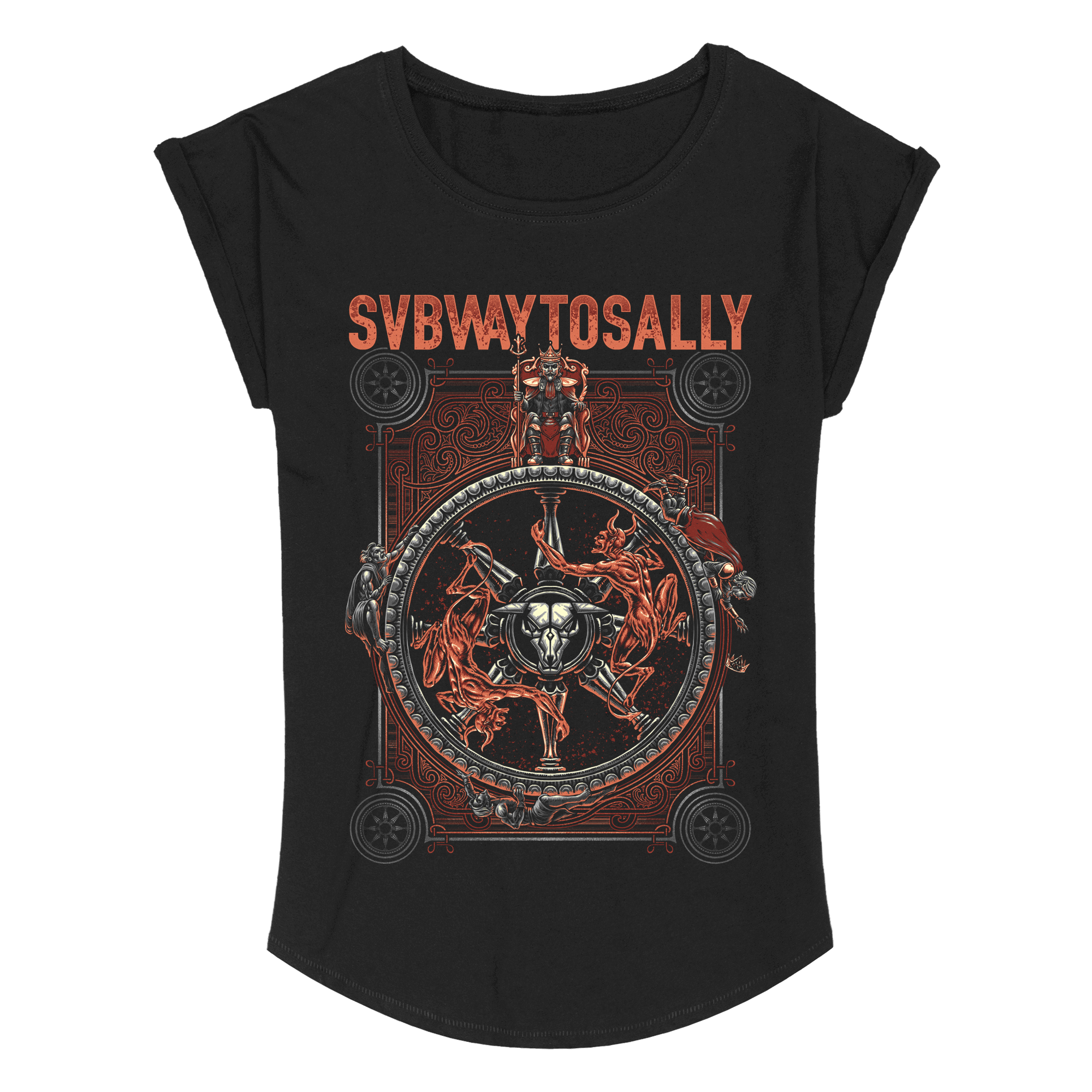 Subway To Sally Rad der Fortuna Girlie Shirt 402347